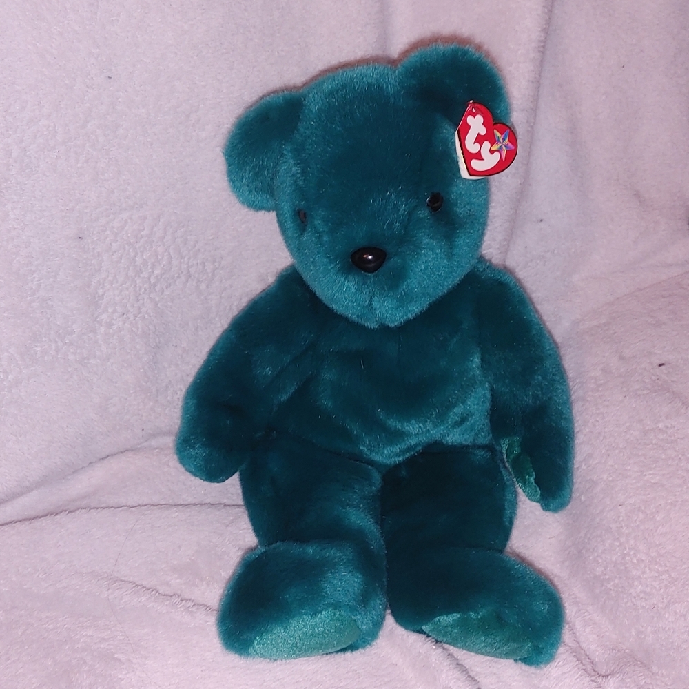 🩷3/$15🩷Ty Plush Bear in Rich Teal